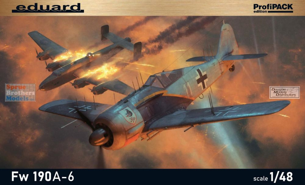 EDU82137 1:48 Eduard Fw190A-6 ProfiPACK - Sprue Brothers Models LLC