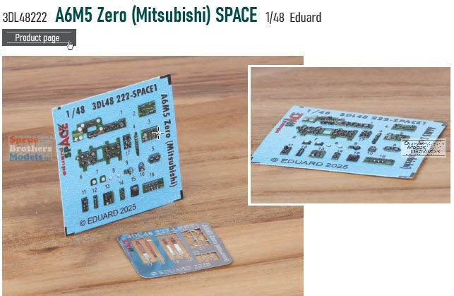 EDU3DL48222 1:48 Eduard SPACE - A6M5 Zero [Mitsubishi] (EDU kit