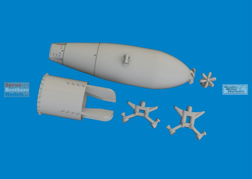 EDU6481081 1:48 Eduard Brassin - P-40 Warhawk 250lb Mk.1 British