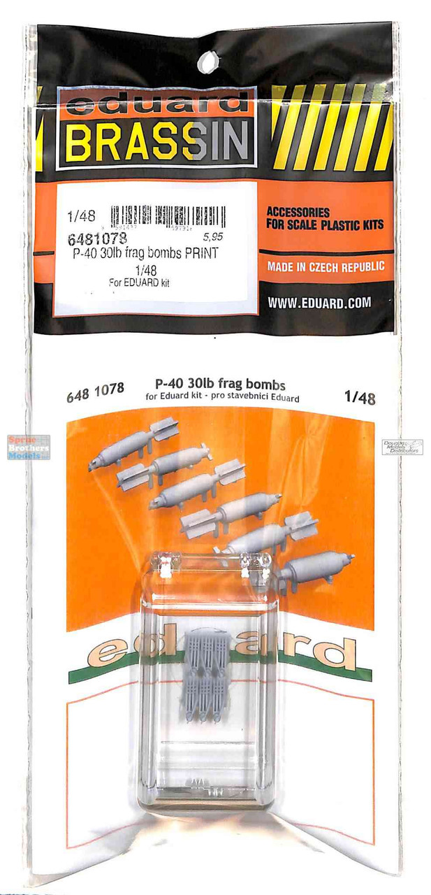 EDU6481078 1:48 Eduard Brassin - P-40 Warhawk 30lb Frag Bombs (EDU
