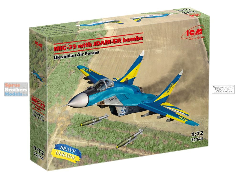 ICM72144 1:72 ICM MiG-29 Fulcrum with JDAM-ER Bombs - Sprue