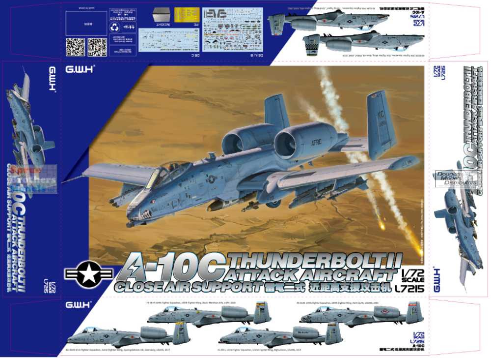 LNRL7215 1:72 Great Wall Hobby A-10C Thunderbolt II - Sprue