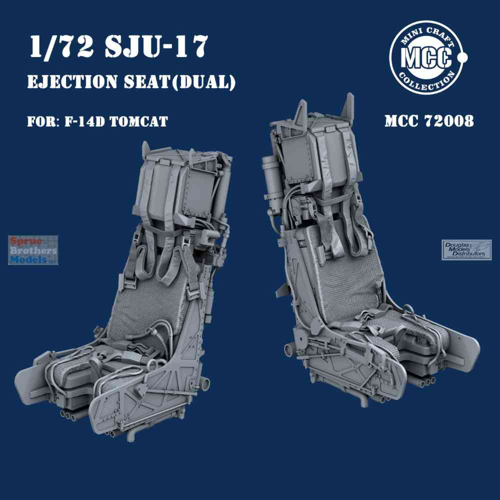 MCC72008 1:72 Mini Craft Collection SJU-17 Ejection Seat Set (for