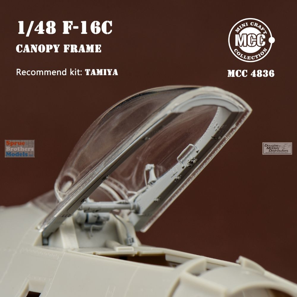MCC48036 1:48 Mini Craft Collection F-16C Falcon Canopy Frame (TAM