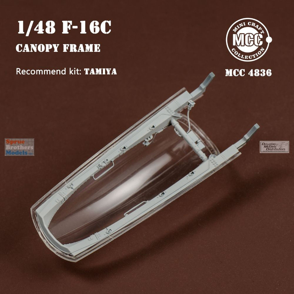 MCC48036 1:48 Mini Craft Collection F-16C Falcon Canopy Frame (TAM