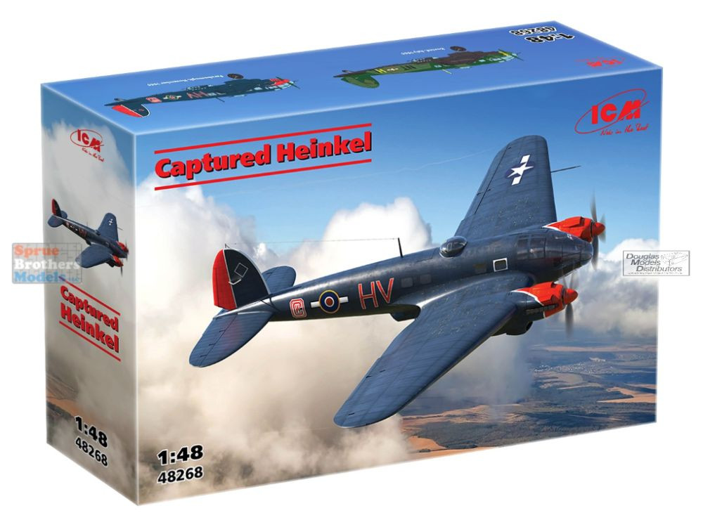 ICM48268 1:48 ICM He 111H-20 'Captured Heinkel' - Sprue Brothers