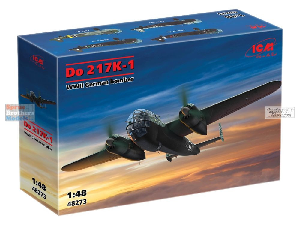 ICM48273 1:48 ICM Dornier Do217K-1 WW2 German Bomber - Sprue