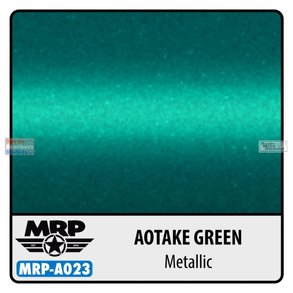 MRPA023A MRP Aqua Paint Line - Aotake Green (Metallic) 20ml