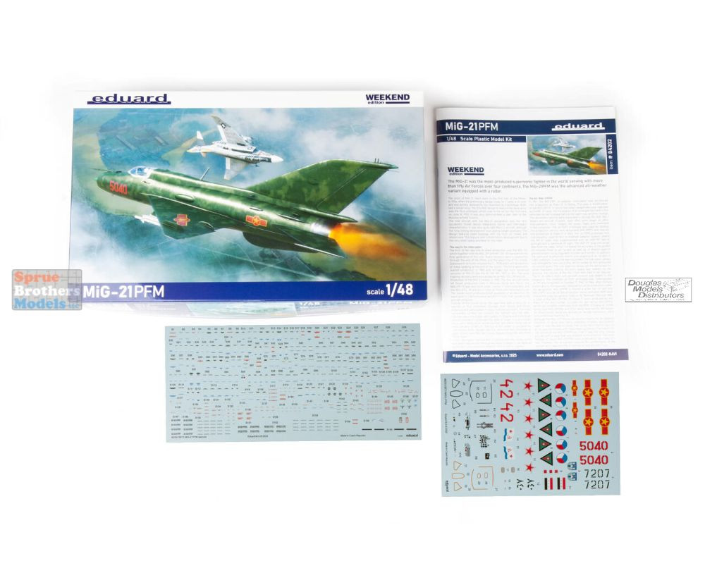 EDU84202 1:48 Eduard MiG-21PFM Fishbed Weekend Edition - Sprue