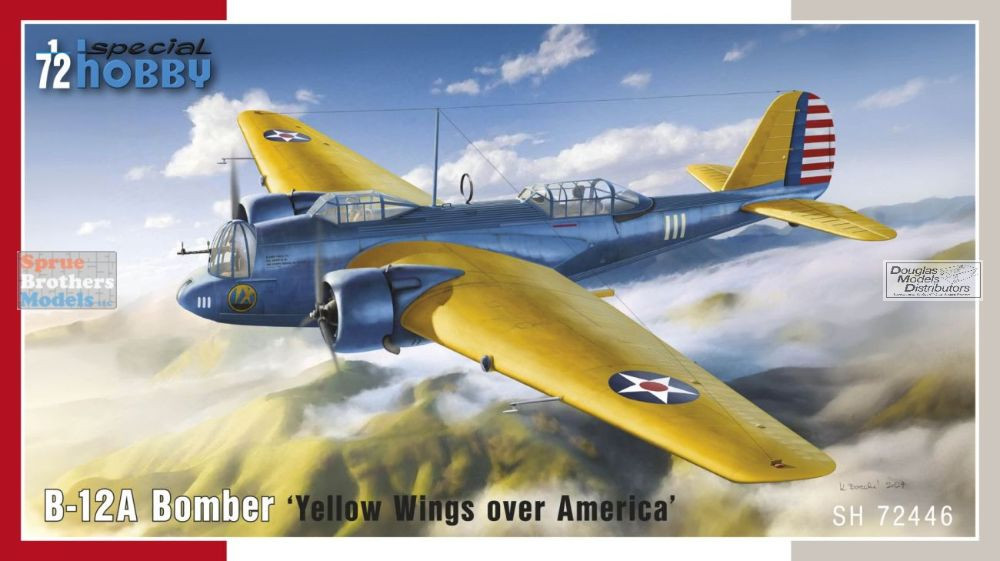 SPH72446 1:72 Special Hobby B-12A Bomber 'Yellow Wings Over
