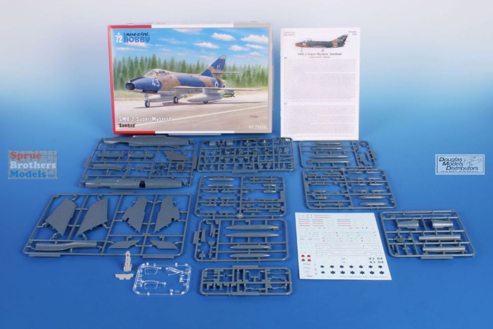 SPH72525 1:72 Special Hobby SMB-2 Super Mystere 'Sambad' - Sprue