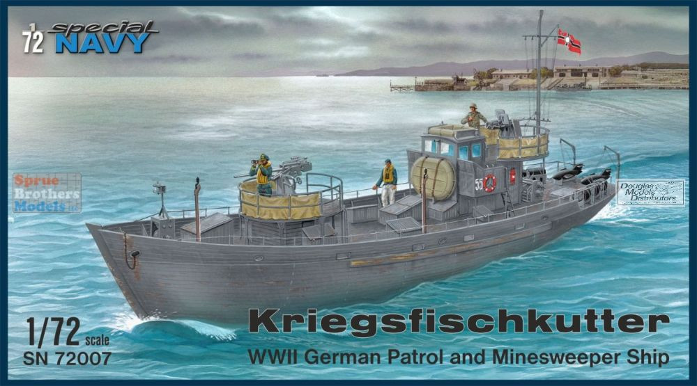 SPN72007 1:72 Special Navy Kriegsfischkutter WW2 German Patrol and