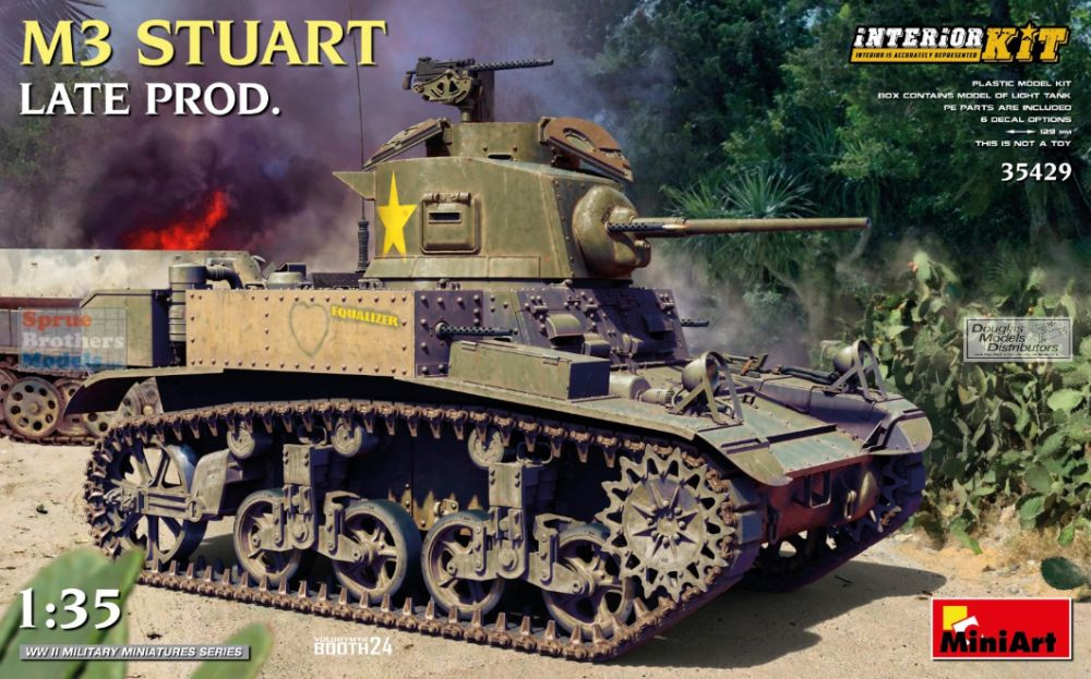 MIA35429 1:35 Miniart M3 Stuart Late Production [Interior Kit