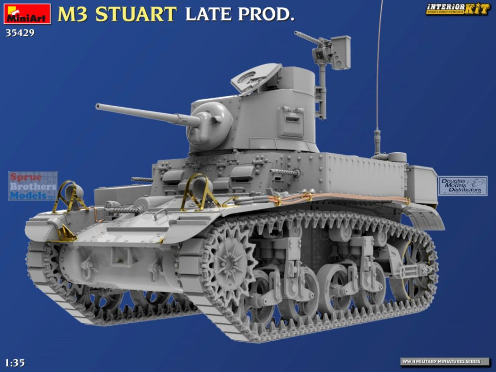 MIA35429 1:35 Miniart M3 Stuart Late Production [Interior Kit