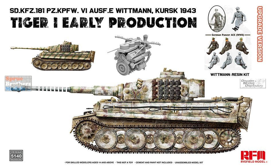 RFMRM5140 1:35 Rye Field Model Sd.Kfz.181 Ausf.E Tiger I Early
