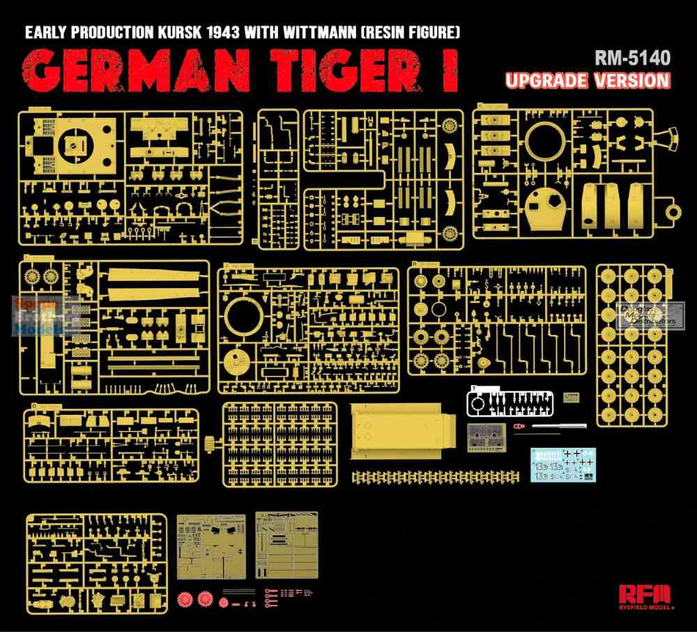 RFMRM5140 1:35 Rye Field Model Sd.Kfz.181 Ausf.E Tiger I Early
