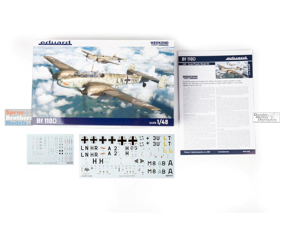 EDU08409 1:48 Eduard Bf110D Weekend Edition - Sprue Brothers