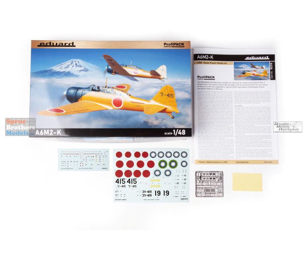 EDU82218 1:48 Eduard A6M2-K Zero ProfiPACK - Sprue Brothers Models LLC