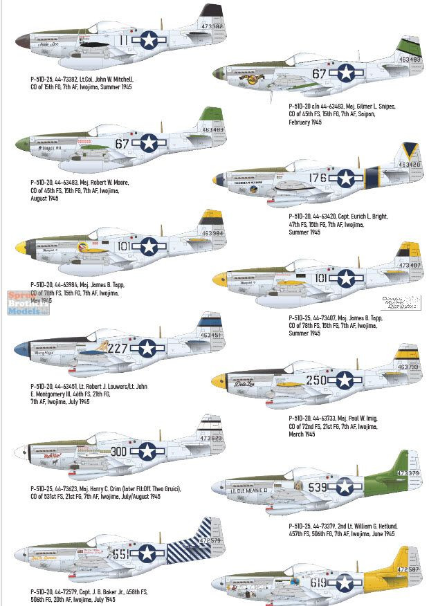 EDU02152 1:72 Eduard P-51D Mustang 'Tales of Iwo Jima' [Dual Combo