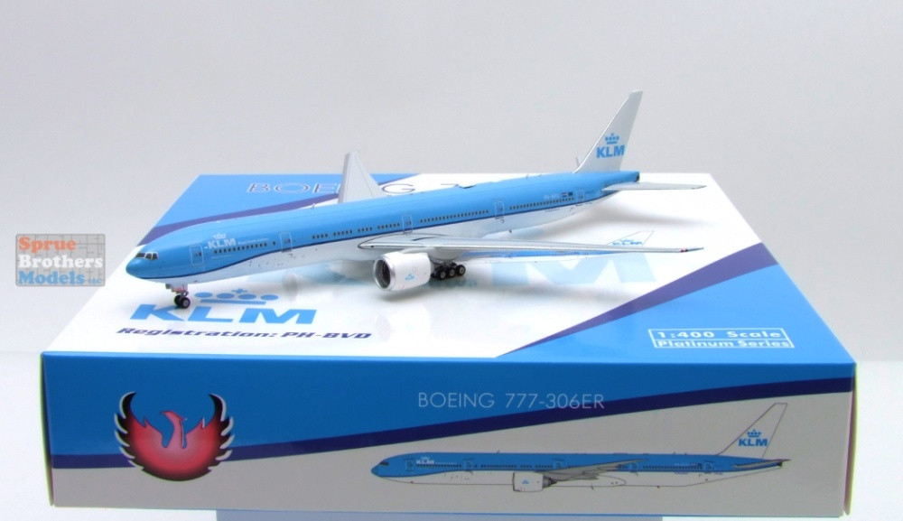 PHX11978 1:400 Phoenix Model KLM B777-300ER Reg #PH-BVD (pre