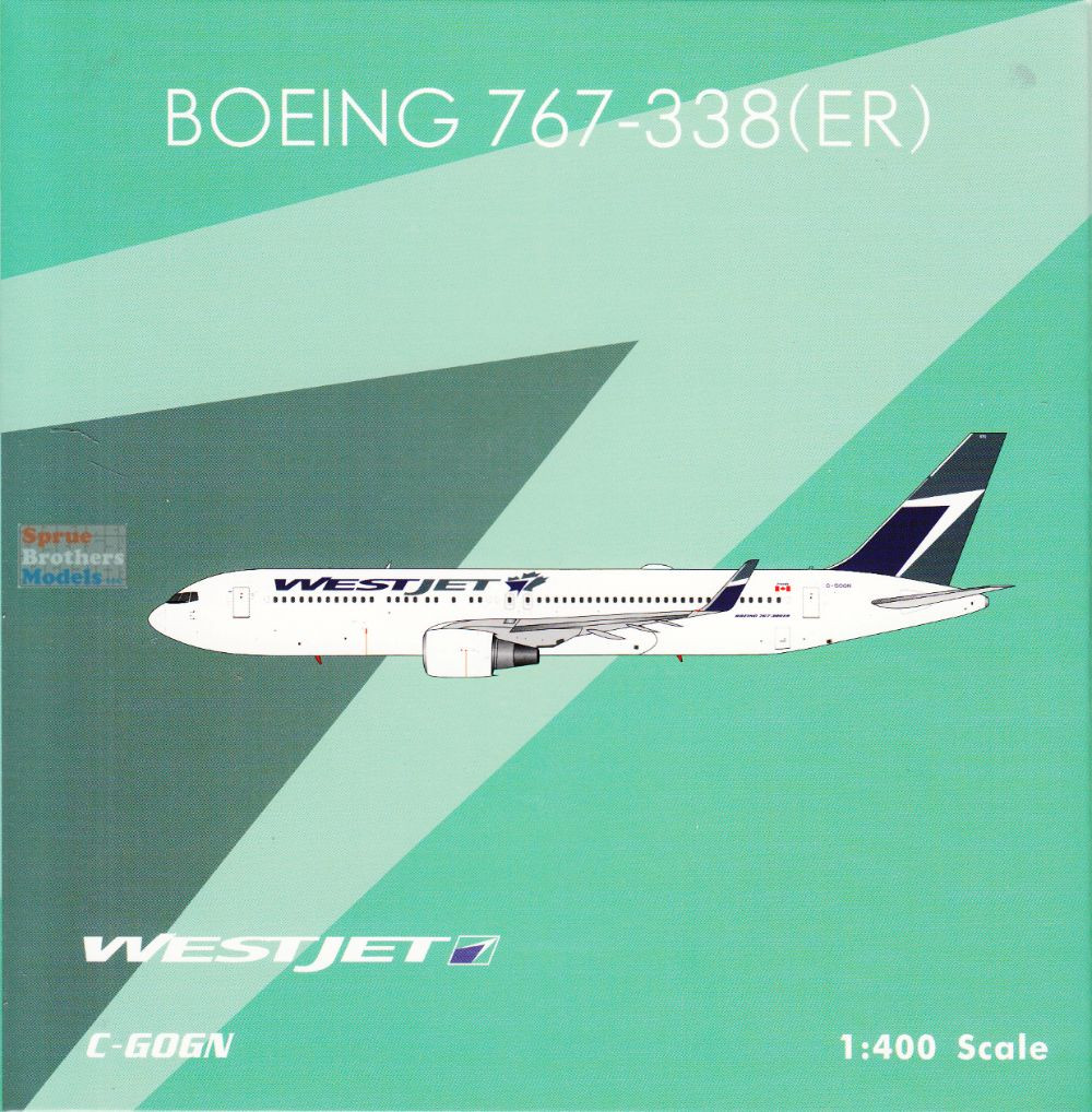 PHX04637 1:400 Phoenix Model WestJet B767-300ER Reg #C-GOGN (pre