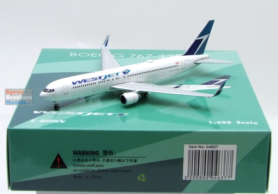 PHX04637 1:400 Phoenix Model WestJet B767-300ER Reg #C-GOGN (pre