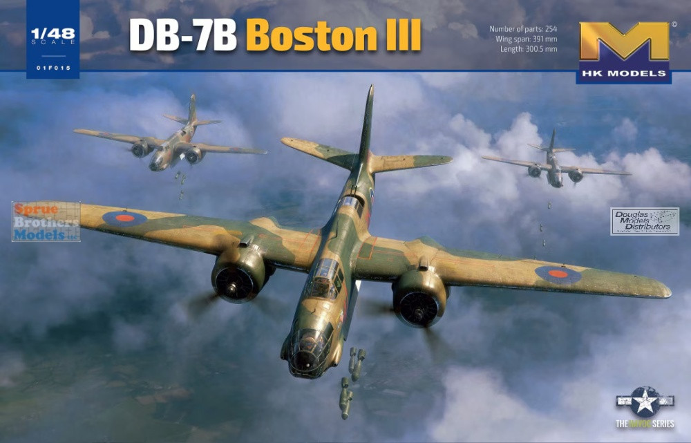 HKM01F015 1:48 HK Models DB-7B (A-20 Havoc) / Boston III - Sprue