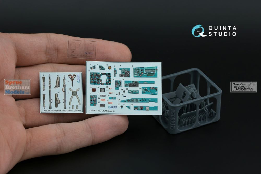QTSQD48576R 1:48 Quinta Studio 3D Decal - MiG-21SM Fishbed-J +