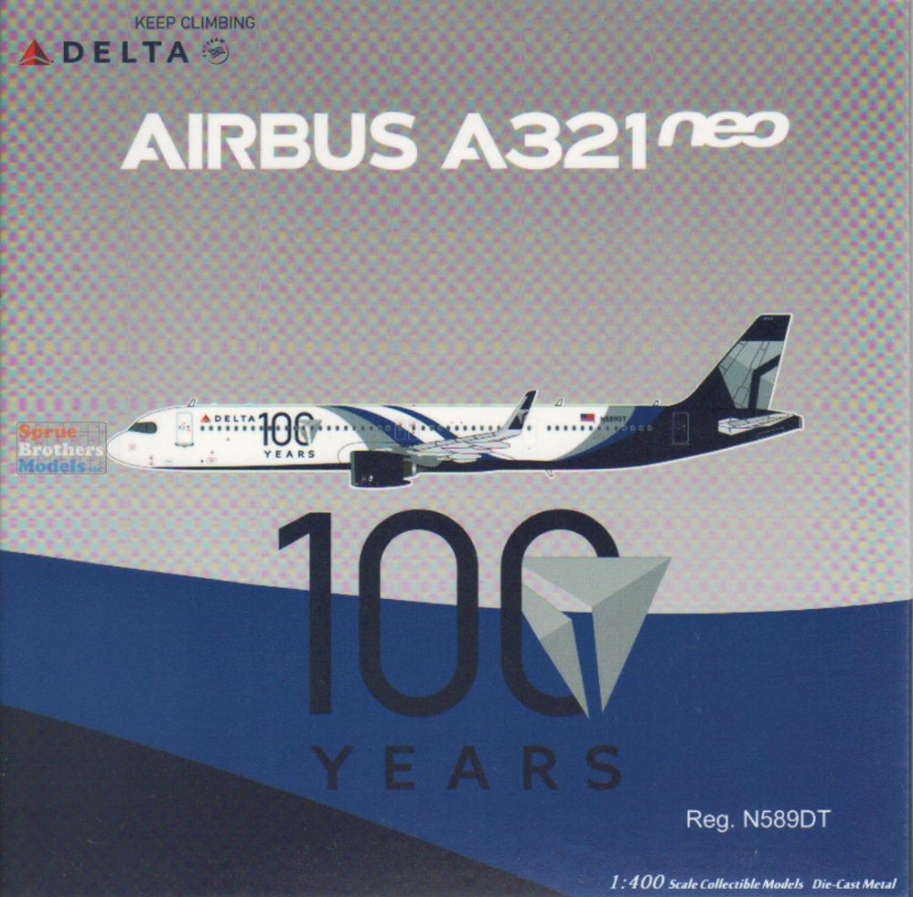 NGM13130 1:400 NG Model Delta Airlines Airbus A321neo Reg #N589DT