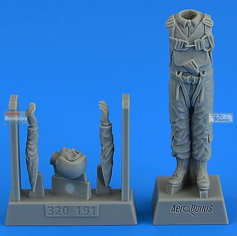 Figurine Pilote USAF 1:32 Aerobonus 320.118 Avec Siège Éjectable Pour Maquette F-16 Fighting Falcon