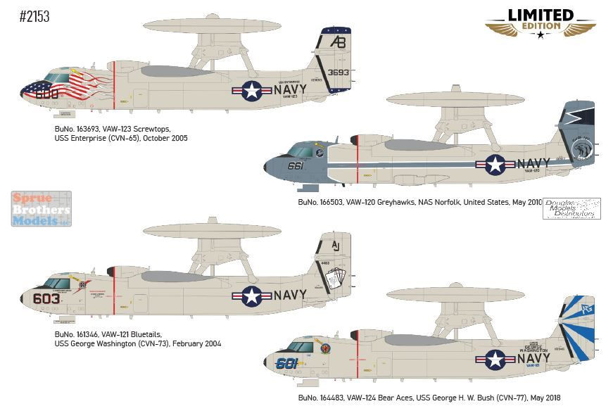 EDU02153 1:72 Eduard E-2C Hawkeye 'Eyes of the Fleet' [Limited