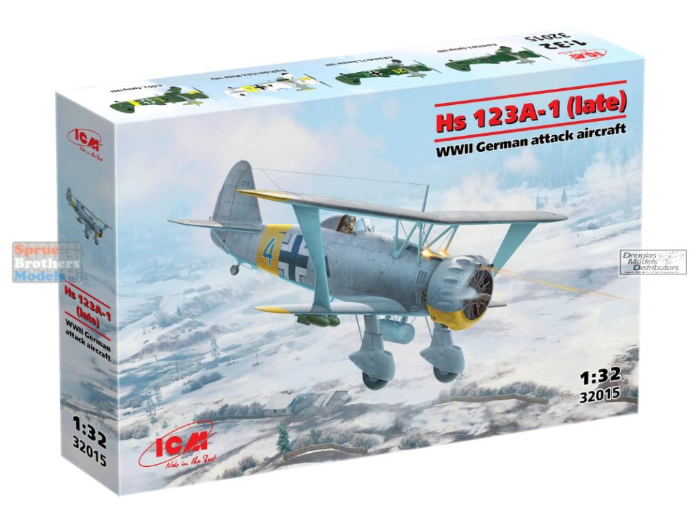 ICM32015 1:32 ICM Hs123A-1 Late - Sprue Brothers Models LLC
