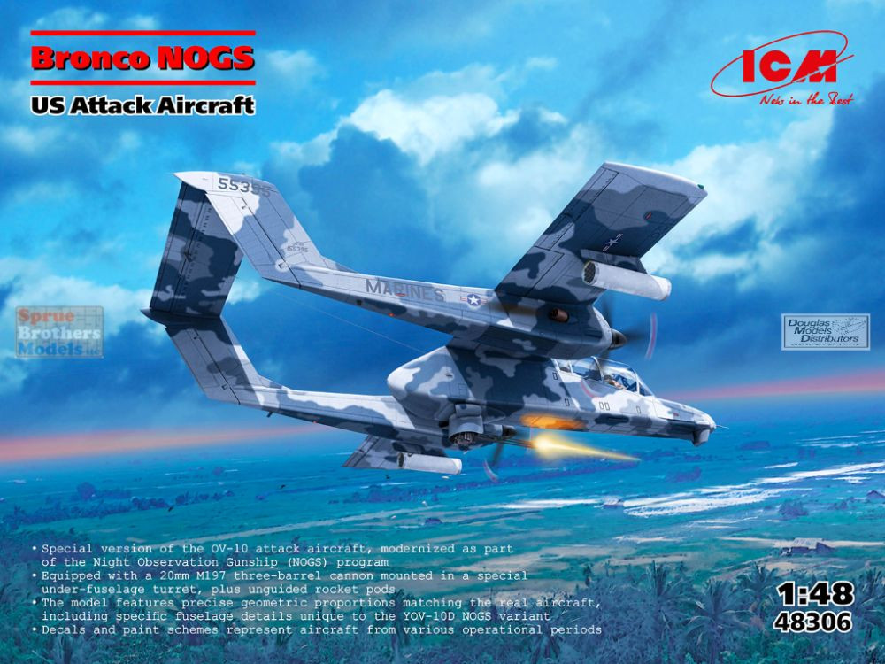 KOKOページ-N01 ICM48306 1:48 ICM YOV-1D Bronco NOGS - Sprue Brothers Models LLC
