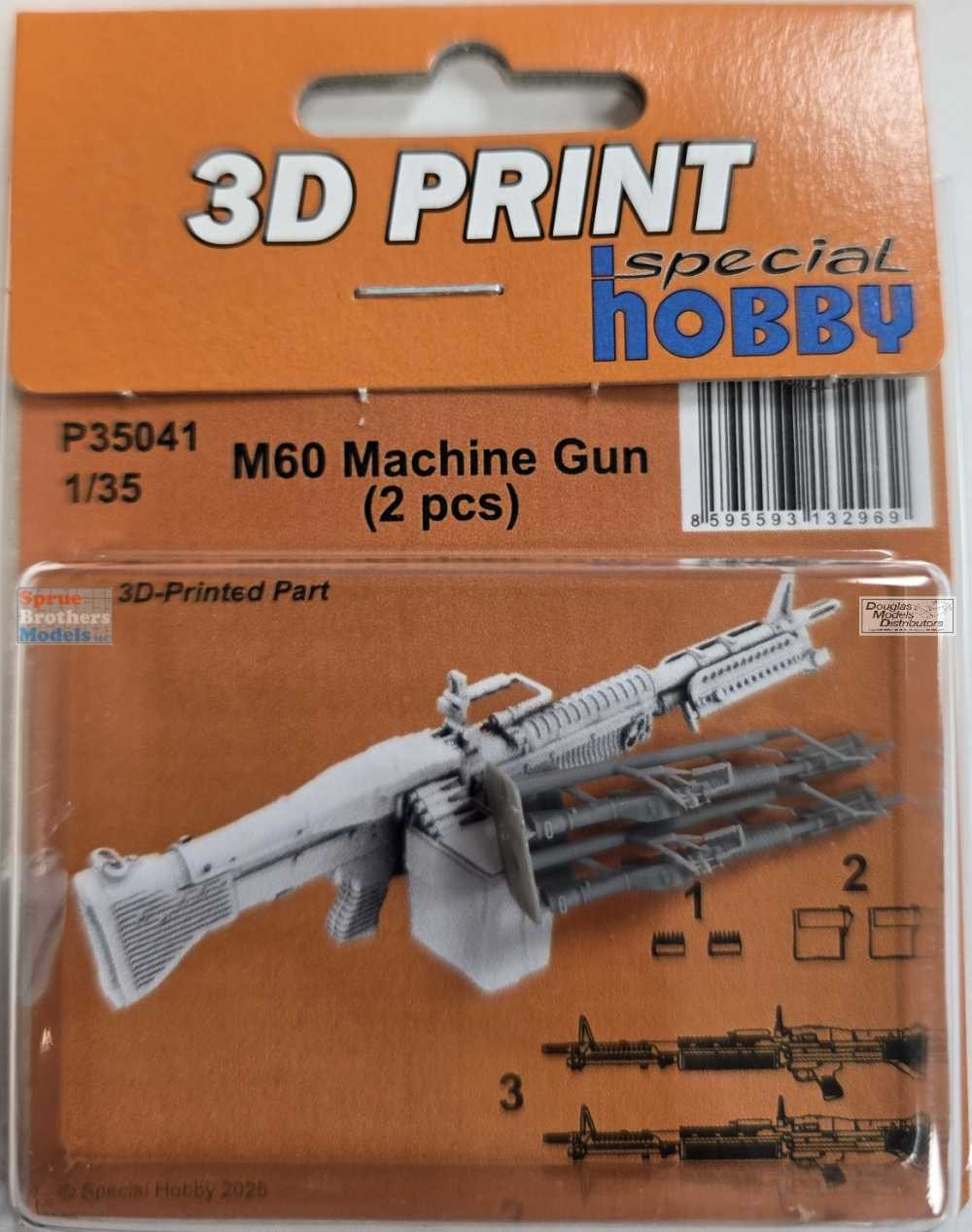 SPHP35041P 1:35 Special Hobby M60 Machine Gun Set - Sprue Brothers
