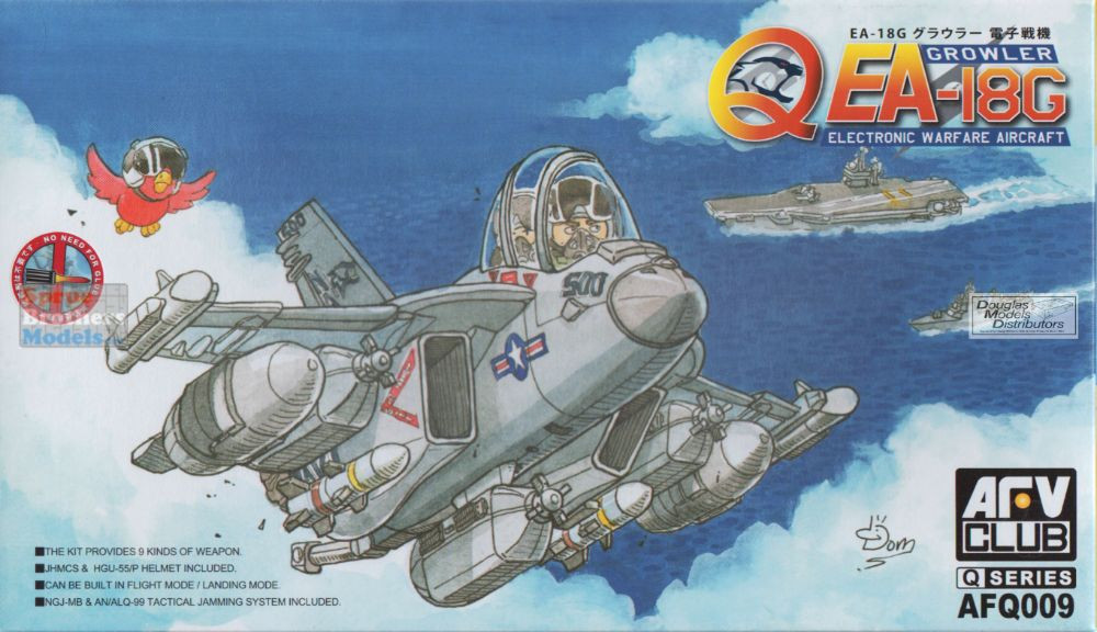 AFVQ009 AFV Club EA-18G Growler [Q-Series] - Sprue Brothers Models LLC