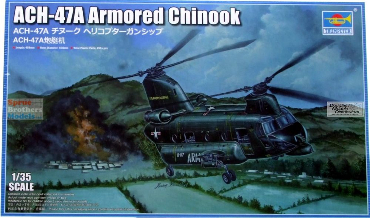 「専用」ACH-47A Armed Chinook Boeing's ACH-47A Chinook helicopter - Guns A Go-Go.