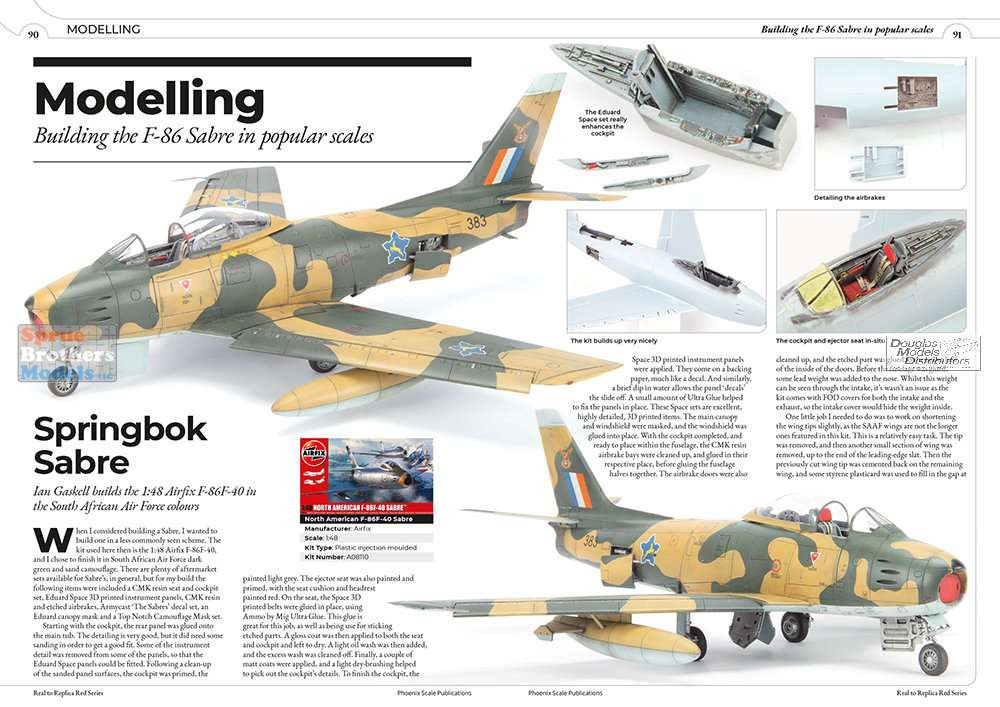 PSPRED012 Phoenix Scale Publications - F-86 Sabre (including the