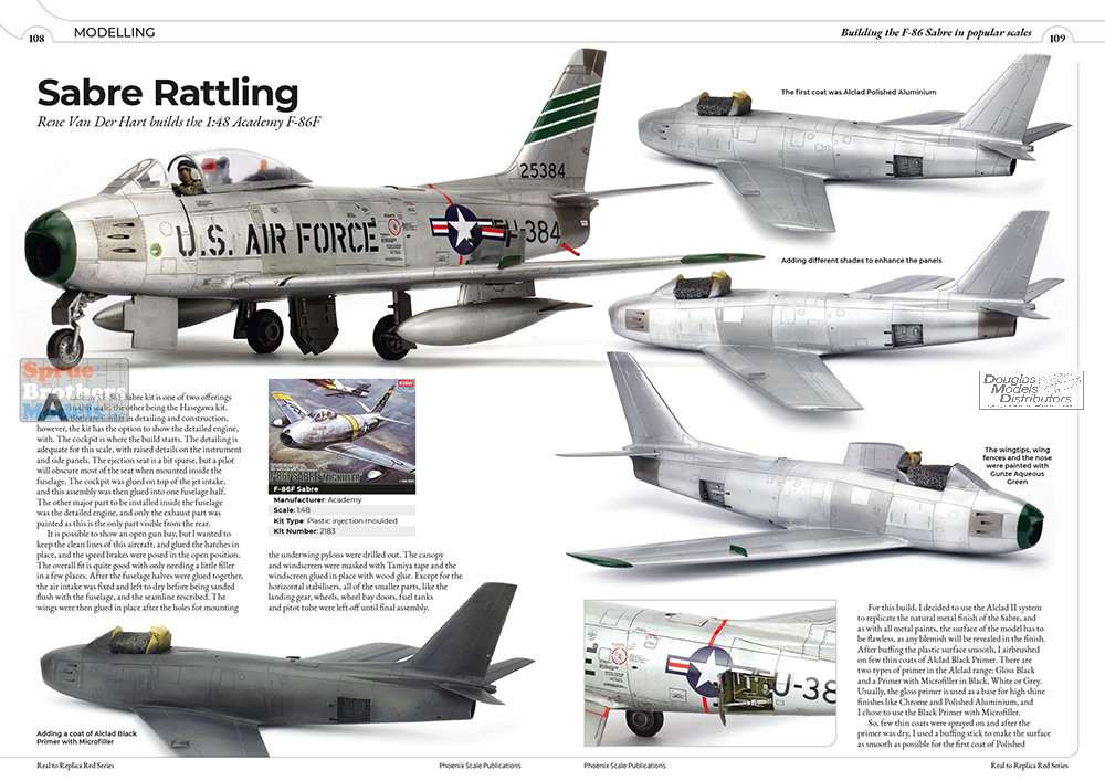 PSPRED012 Phoenix Scale Publications - F-86 Sabre (including the