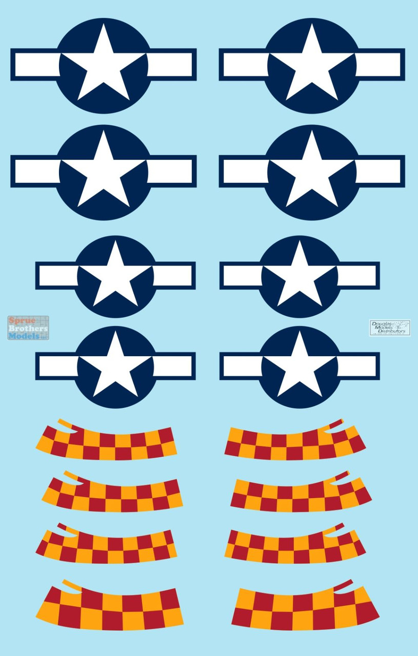 BMA48045 1:48 Bullseye Model Aviation Decals - P-51D Mustang