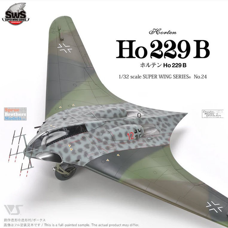 ZKMK33338 1:32 Zoukei-Mura Horten Ho229B - Sprue Brothers Models LLC