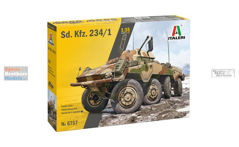 ITA6757 1:35 Italeri Sd.Kfz.234/1 - Sprue Brothers Models LLC