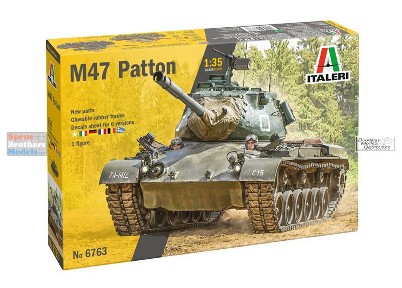 ITA6763 1:35 Italeri M47 Patton - Sprue Brothers Models LLC
