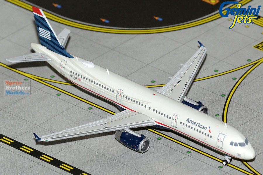 GEMGJ2297 1:400 Gemini Jets American Airlines Airbus A321 #N578UW