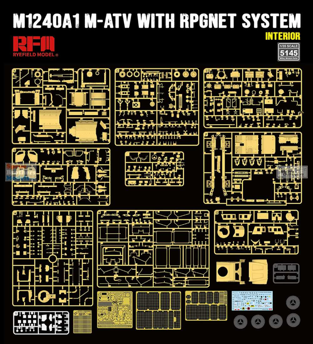 RFMRM5145 1:35 Rye Field Model M1240A1 M-ATV with RPGNet System