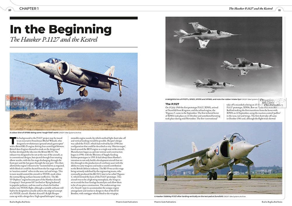 PSPRED013 Phoenix Scale Publications - RAF Harrier (Kestrel GR.1