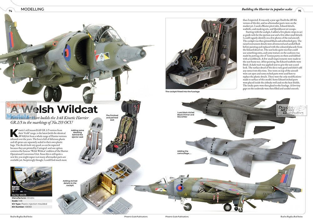 PSPRED013 Phoenix Scale Publications - RAF Harrier (Kestrel GR.1
