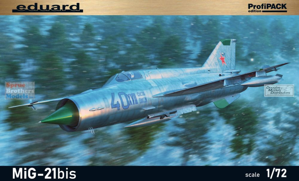 EDU70146 1:72 Eduard MiG-21bis Fishbed - Sprue Brothers Models LLC