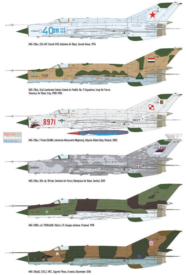 EDU70146 1:72 Eduard MiG-21bis Fishbed - Sprue Brothers Models LLC