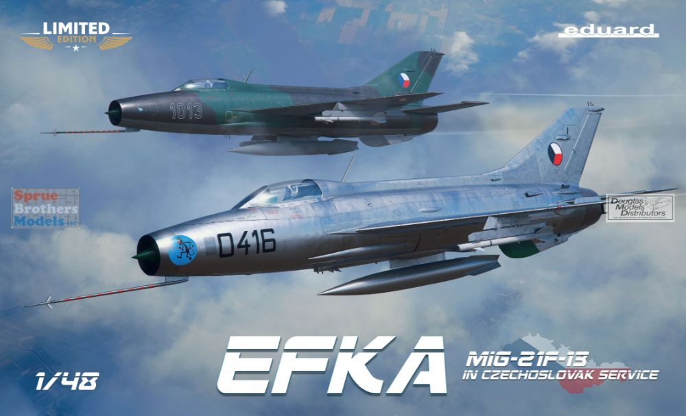 EDU11190 1:48 Eduard EFKA MiG-21F-13 Fishbed in Czechoslovak