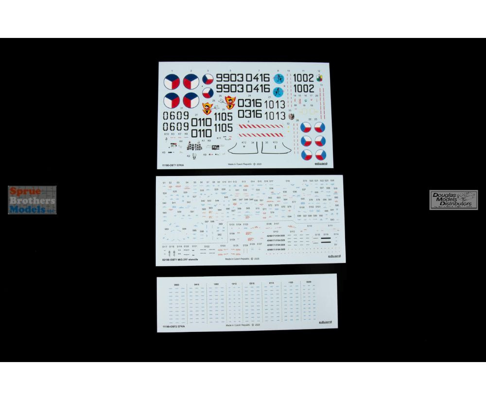 EDU11190 1:48 Eduard EFKA MiG-21F-13 Fishbed in Czechoslovak